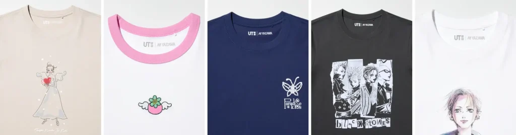 UT】漫画家・矢沢あいコラボ Tシャツ全5種「天使なんかじゃない UT】漫画家・矢沢あいコラボ Tシャツ全5種「天使なんかじゃない