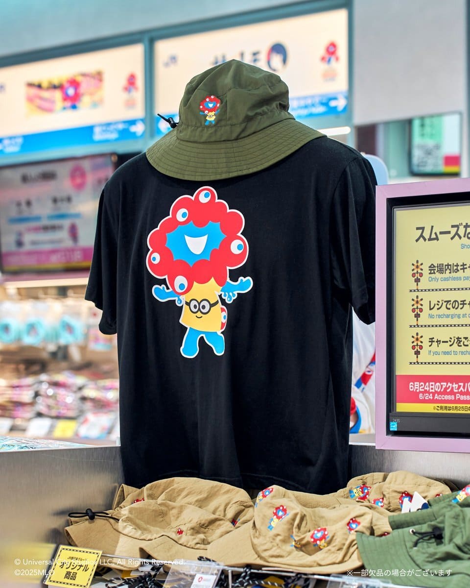 ★★EXPO2025大阪万博　ミャクミャク　ミニオン コラボ　Tシャツ（M)★★ ミャクミャク × ミニオン コラボアパレルが登場【日本国際博覧会